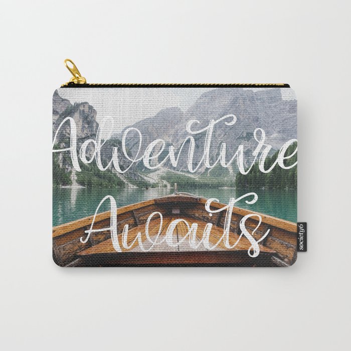 Live the Adventure - Adventure Awaits Carry-All Pouch