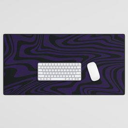 Purple Abstract Pattern. Digital Painting Illustration Background Desk Mat