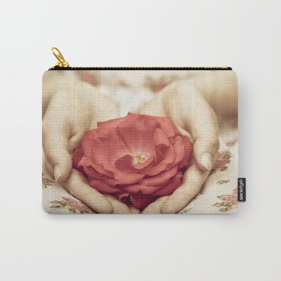 Rose in her hands II Carry-All Pouch