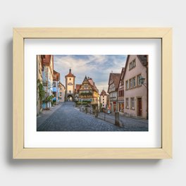 Fairy Tale Town Recessed Framed Print