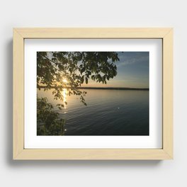 Dusk on the Ottawa River Recessed Framed Print