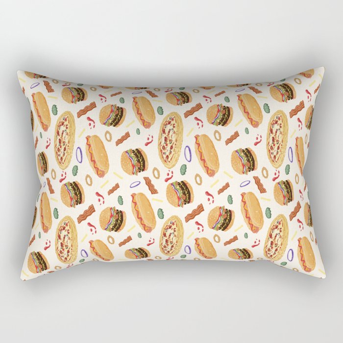 Fast Food Rectangular Pillow
