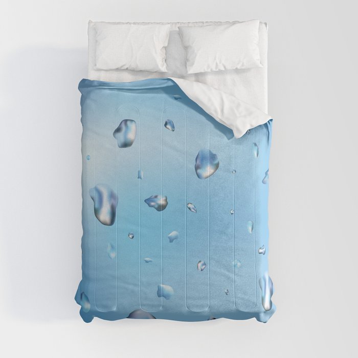 Water drops Comforter