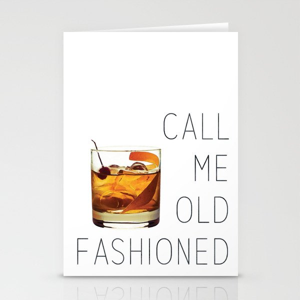 Call Me Old Fashioned Print Stationery Cards
