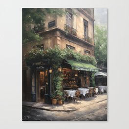 French Café  Canvas Print