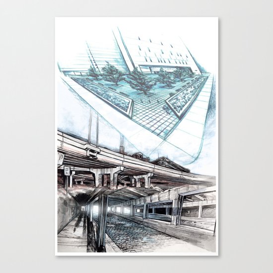 Urban passages: Chicago Canvas Print