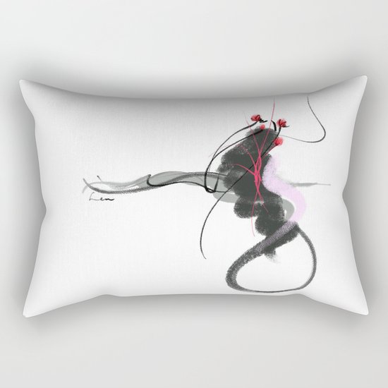 playful baby Rectangular Pillow