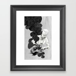 Galactic Chef Framed Art Print