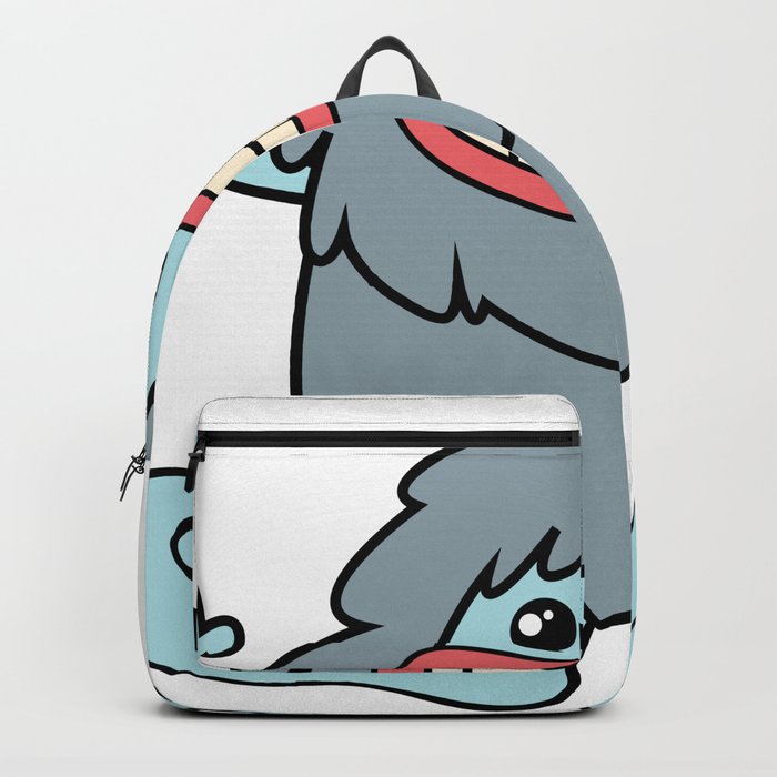Cute Yeti Backpack by hunger feeds the brain