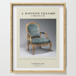 Vintage designer chair | Inspirational quote 27 Serving Tray