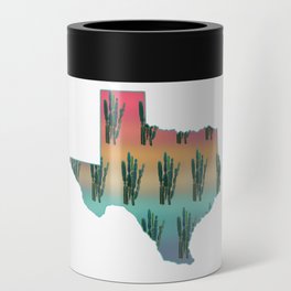 Sunset Cactus Texas Can Cooler
