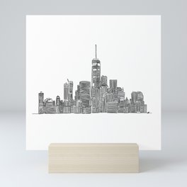 New York Skyline Mini Art Print