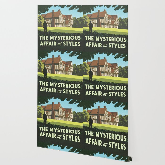 Agatha Christie - The Mysterious Affair at Styles Wallpaper by book merch |  Society6
