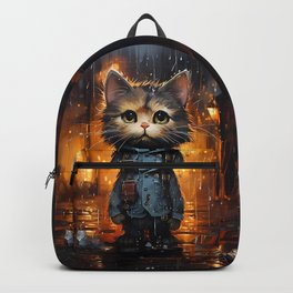 Paws in Puddles I Backpack