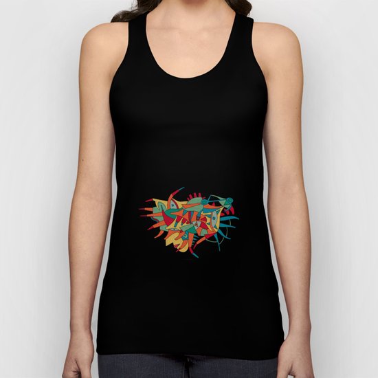 - horse man spider - Unisex Tank Top