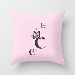 Love you to bits  #love #typography Throw Pillow