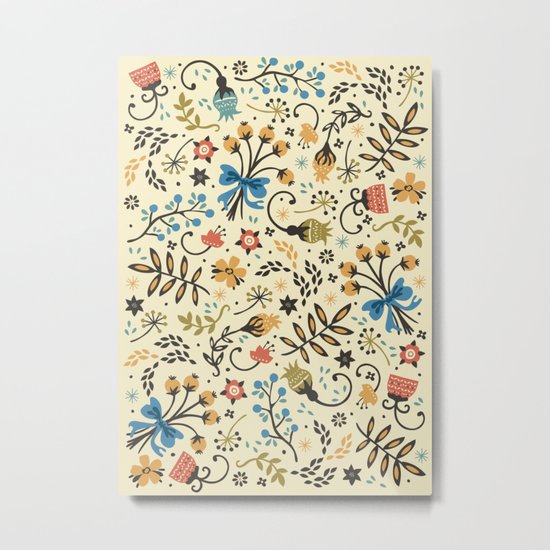 Floral Bloom Metal Print