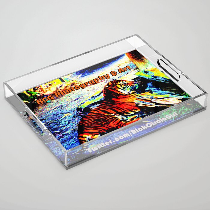 Relaxing Tiger Bright Special Edition Acrylic Tray