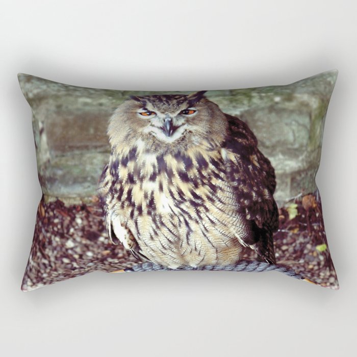 Happy Owl. Rectangular Pillow
