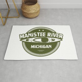 Manistee River Michigan Area & Throw Rug