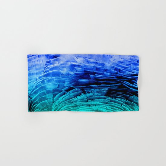 RUFFLED BLUE Hand & Bath Towel
