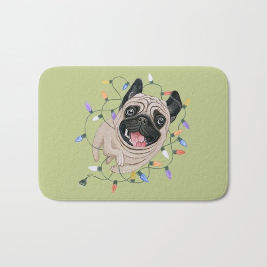 Pug Bath Mat