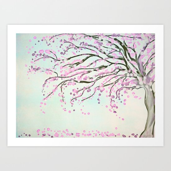 Cherry Tree Art Print