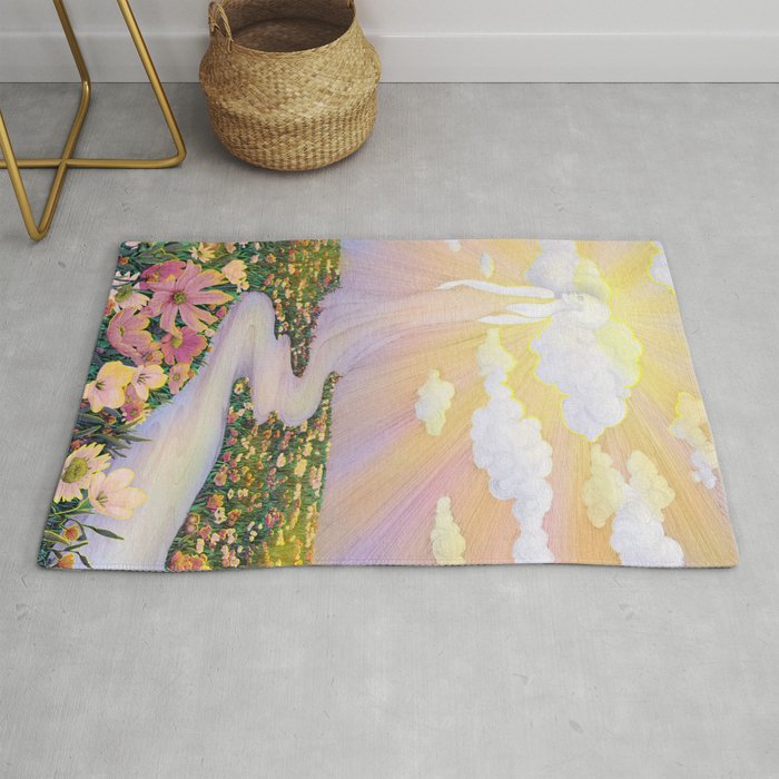 Dawn Spirit of River and Sky Rug