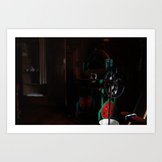 Old English Mangle Art Print