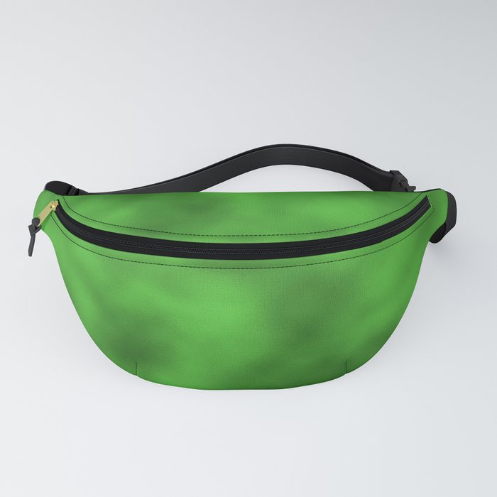 Vivid Green Foil Smooth Metal Texture Festive / Christmas Fanny Pack