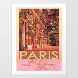 L 'Opera Paris Art Print