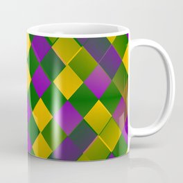 Harlequin Mardi Gras pattern Coffee Mug