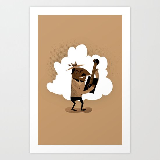 Willie One String Art Print