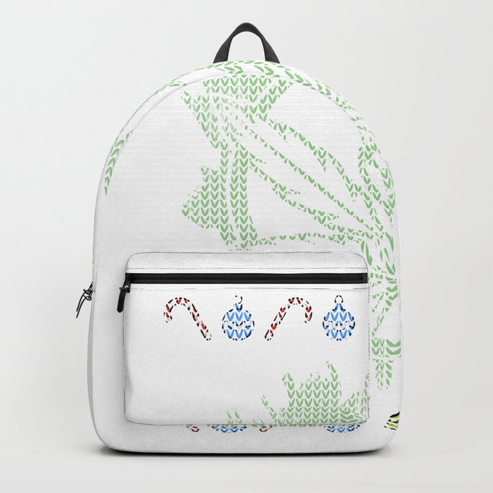 Weed Ugly Christmas Be Hippie Always Backpack by MagicDesigns