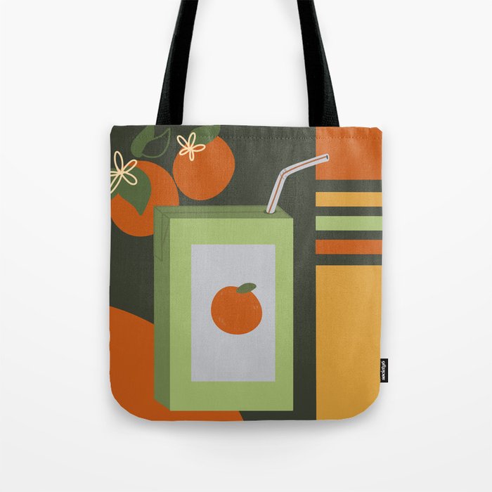 Orange Juice Tote Bag