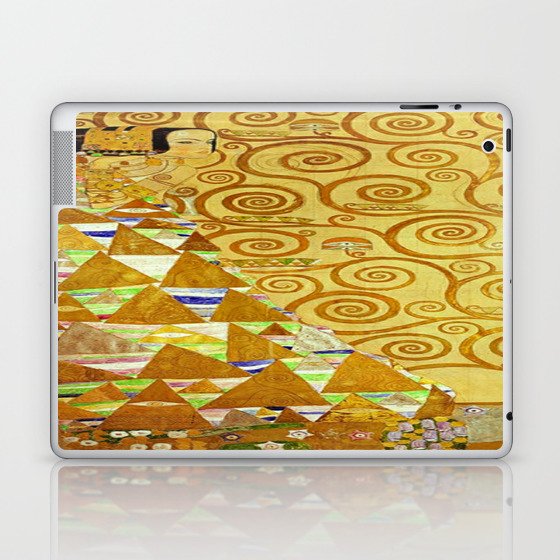 Gustav Klimt The Tree of Life Detail,No.4, Laptop & iPad Skin