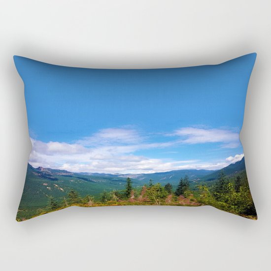 Northern Cascade Sky Rectangular Pillow