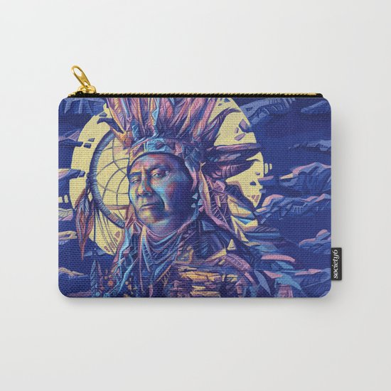 native american portrait 2 Carry-All Pouch
