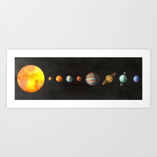 The Solar System Art Print