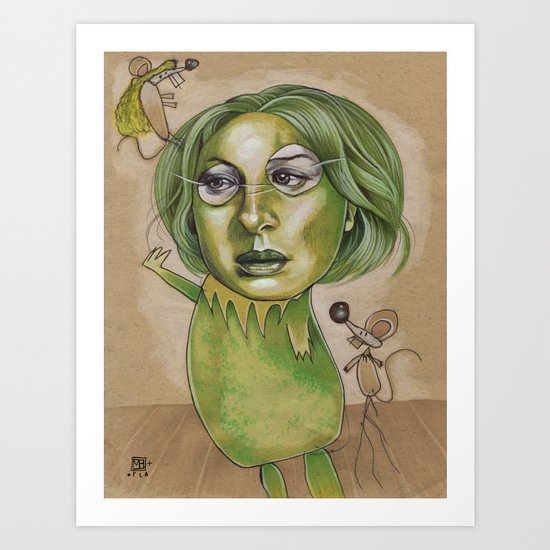 LIGHT THE LIGHTS Art Print