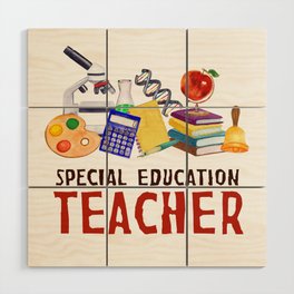 Special education teacher quote gift Wood Wall Art