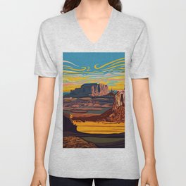 Cayenne Desert V Neck T Shirt