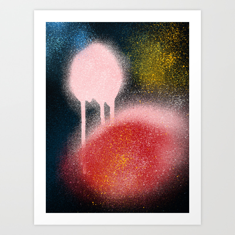Abstract Spray Paint Art Street Culture Art Print By Emmanuelsignorino Society6