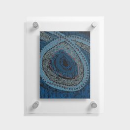 Blue on Blue  Floating Acrylic Print