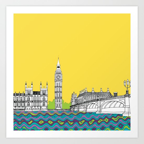 London Town Art Print