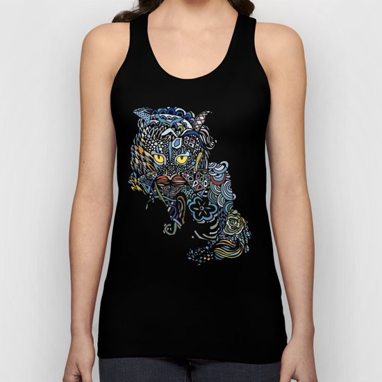 Dragon Cat (Color) Unisex Tank Top