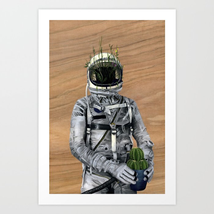 Cacti | Spaceman No:1 Art Print