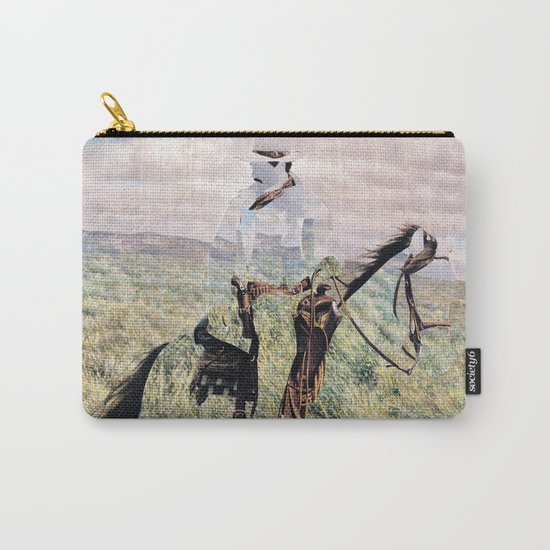 The Unknown Rider in Death Rides The Pecos Carry-All Pouch