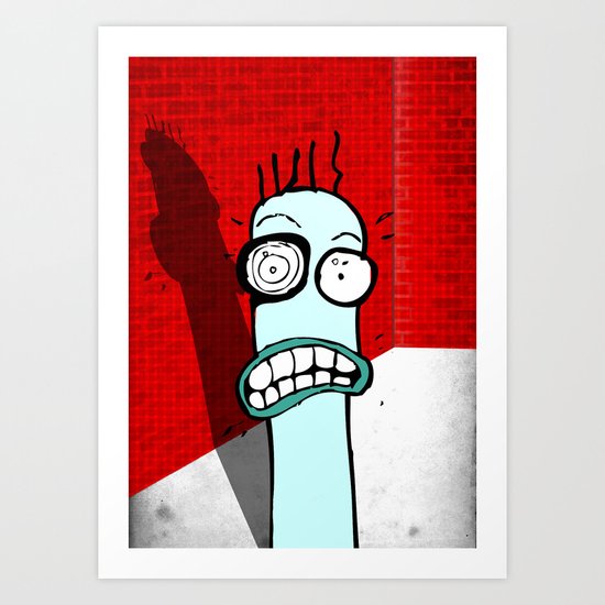 Street Panic Art Print