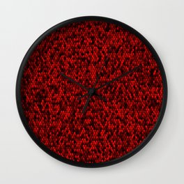 fan art, color chaos, new year resolution Wall Clock